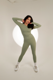 AIRBRUSHED -MINT HIGHWAISTED LEGGING