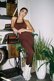 GIRL ON THE GO - COCOA SUPER HIGHWAISTED LEGGINGS