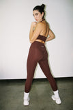 GIRL ON THE GO - COCOA HALTER CROP BRAMI