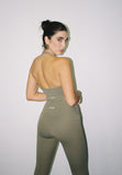 GIRL ON THE GO - SAGE HALTER CROP BRAMI