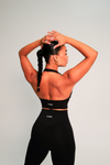 BUTTER -ONYX HALTER SPORTS BRA