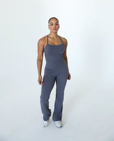 SOFT ERA - EARL GRAY FLARE LEGGINGS