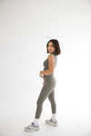 CASUAL ALLURE- MARTINI OLIVE HIGHWAISTED LEGGINGS