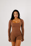 SPORTYFLEX - COCOA SHORTSUIT SET