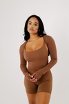 SPORTYFLEX - COCOA SHORTSUIT SET